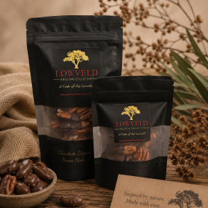Chocolate Dipped Roasted Pecan Nuts